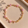 BLUSH PINK TULIP BRACELET